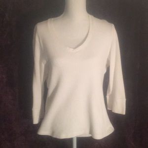 XL InDemand L/S V neck ribbed lightweight sweater